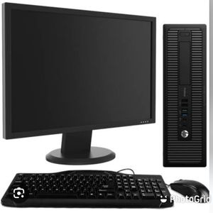 Hp Dual Core 8gb Ram PC + MONITOR Window 11 +Office 16